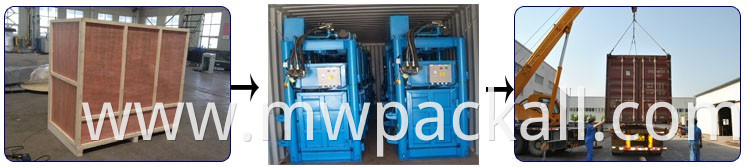 Vertical hydraulic cardboard compress baling press machine with lowest price